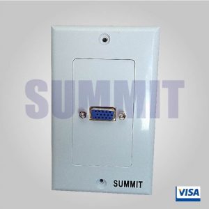 PLACA DE PARED DE 1 JACK VGA SUMMIT